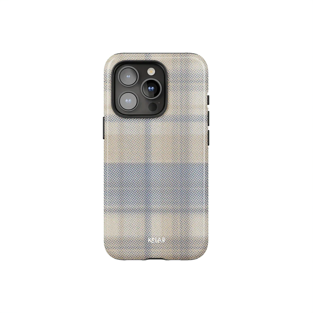Oatmilk | Beige Flannel Minimalist iPhone Case