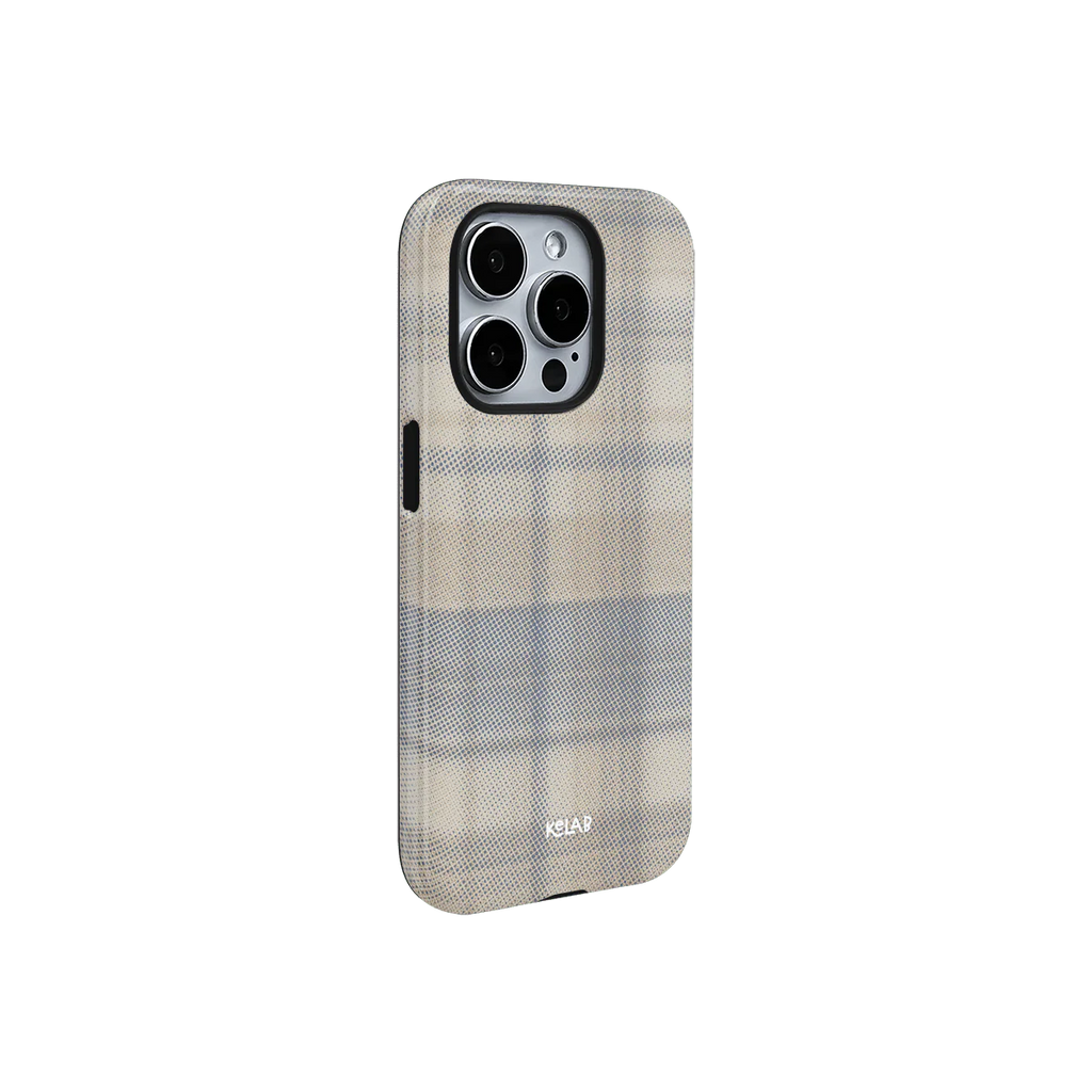 Oatmilk | Beige Flannel Minimalist iPhone Case