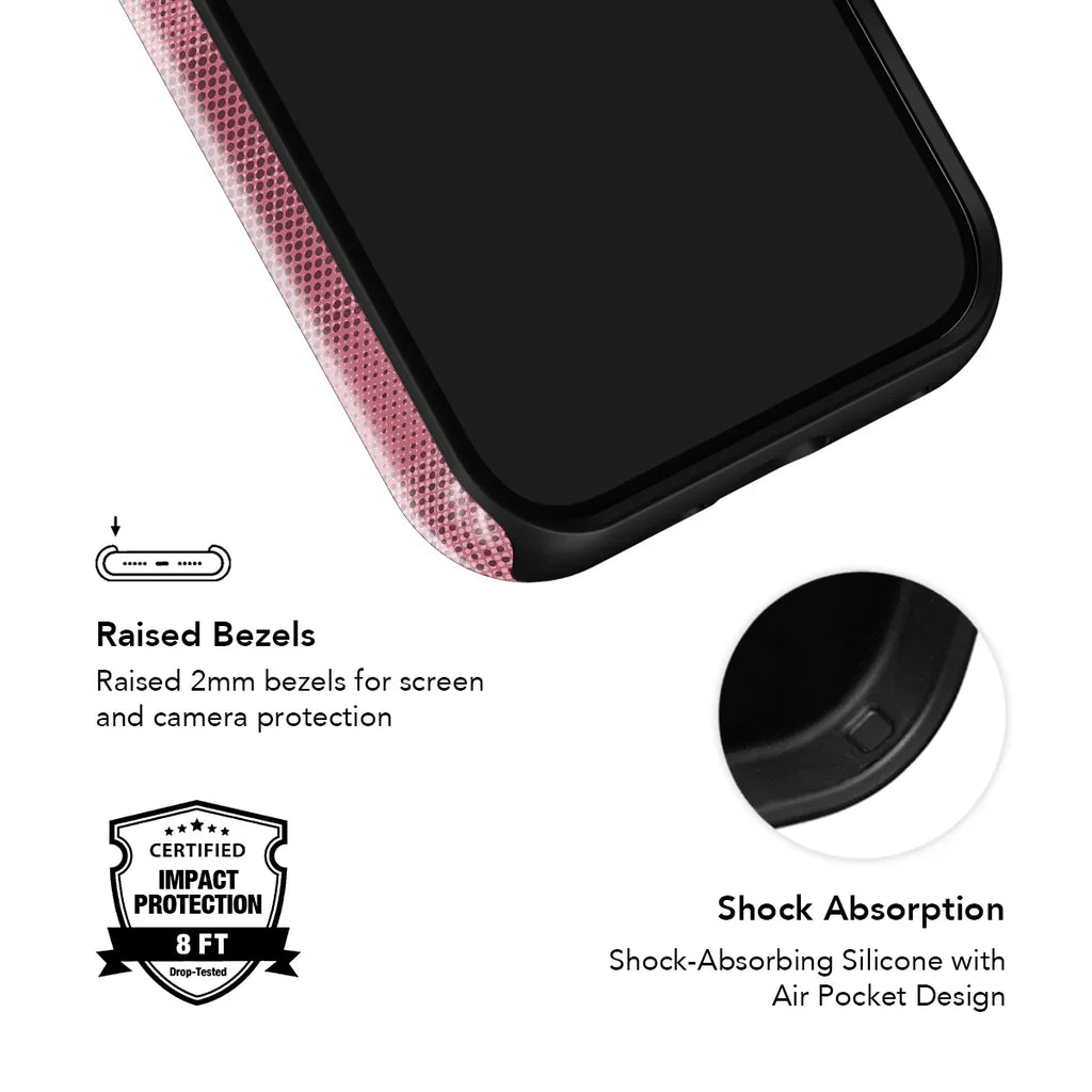 Rosé | Pink Flannel Minimalist iPhone Case