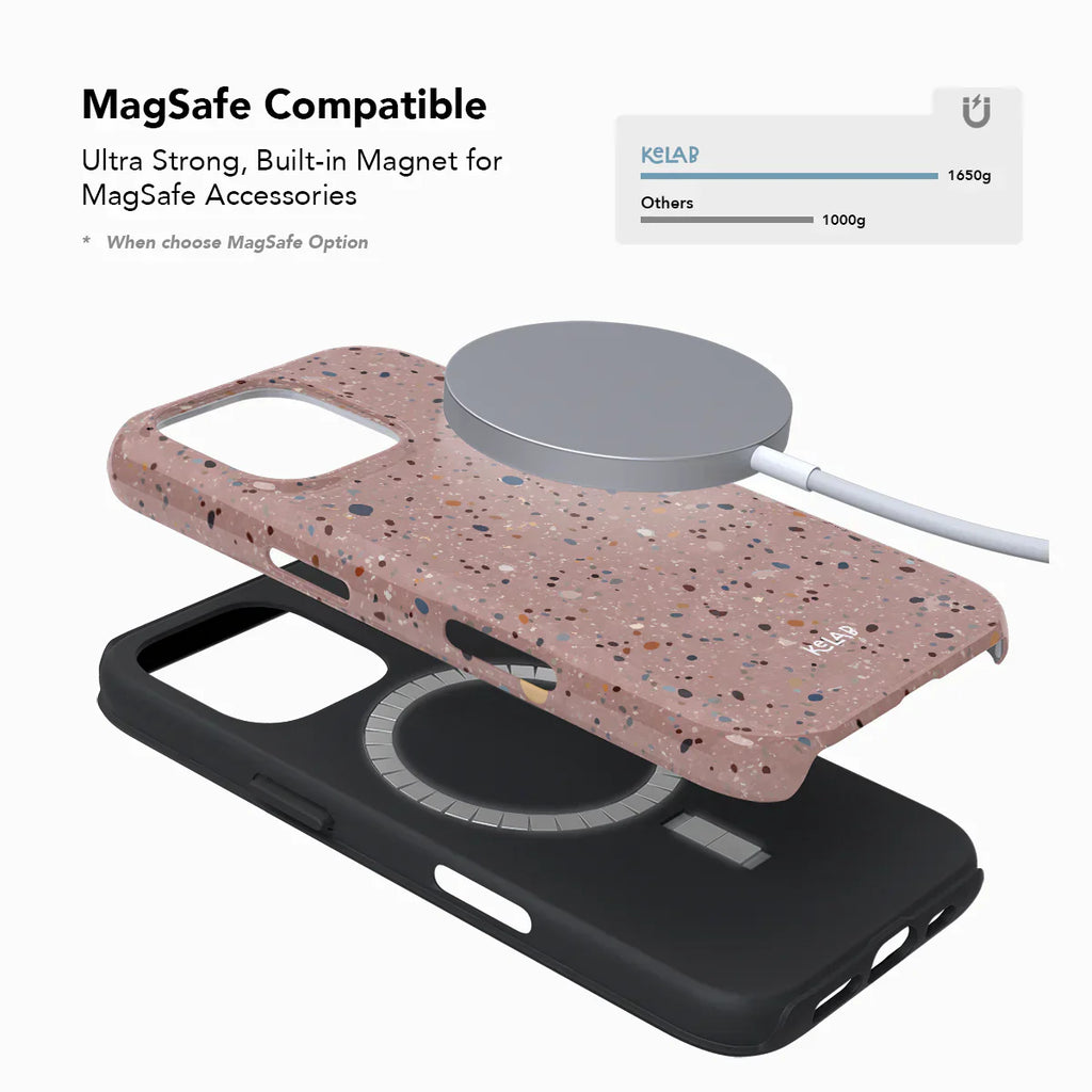 Rose Clay | Pink Paint Splatter iPhone Case