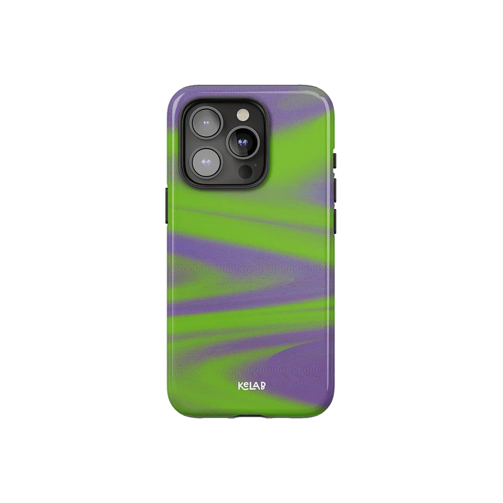 Purple Haze | Y2K Neon Green iPhone Case