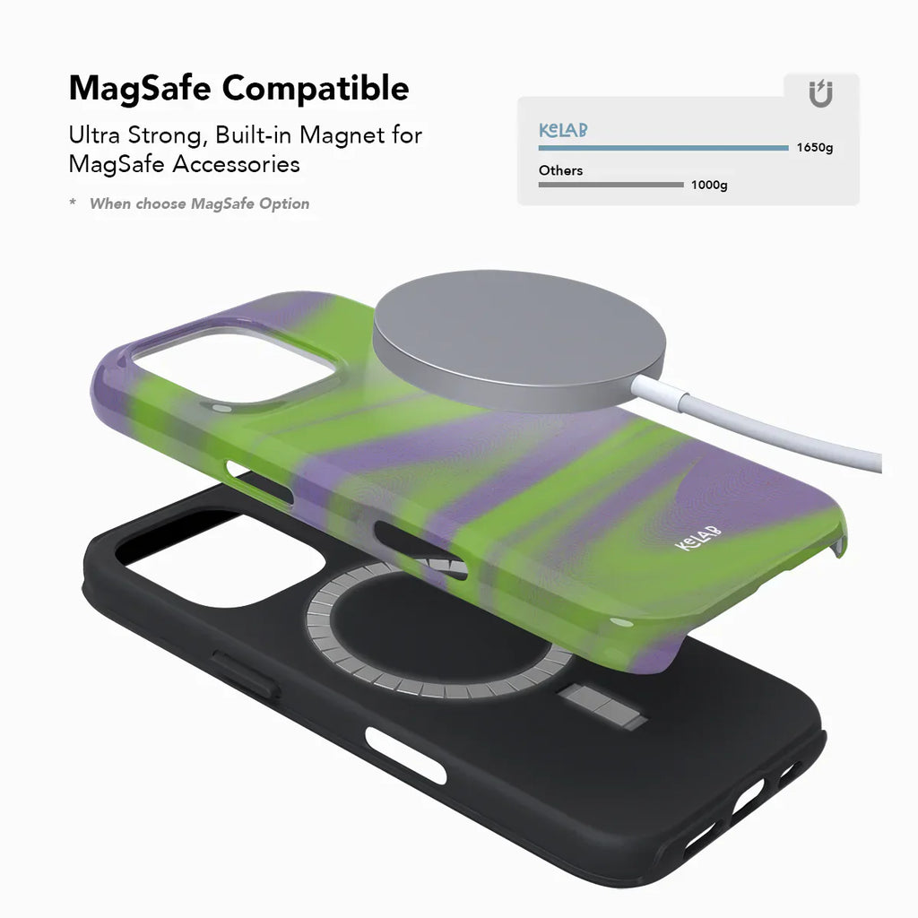 Purple Haze | Y2K Neon Green iPhone Case