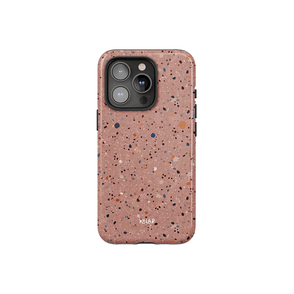 Rose Clay | Pink Paint Splatter iPhone Case