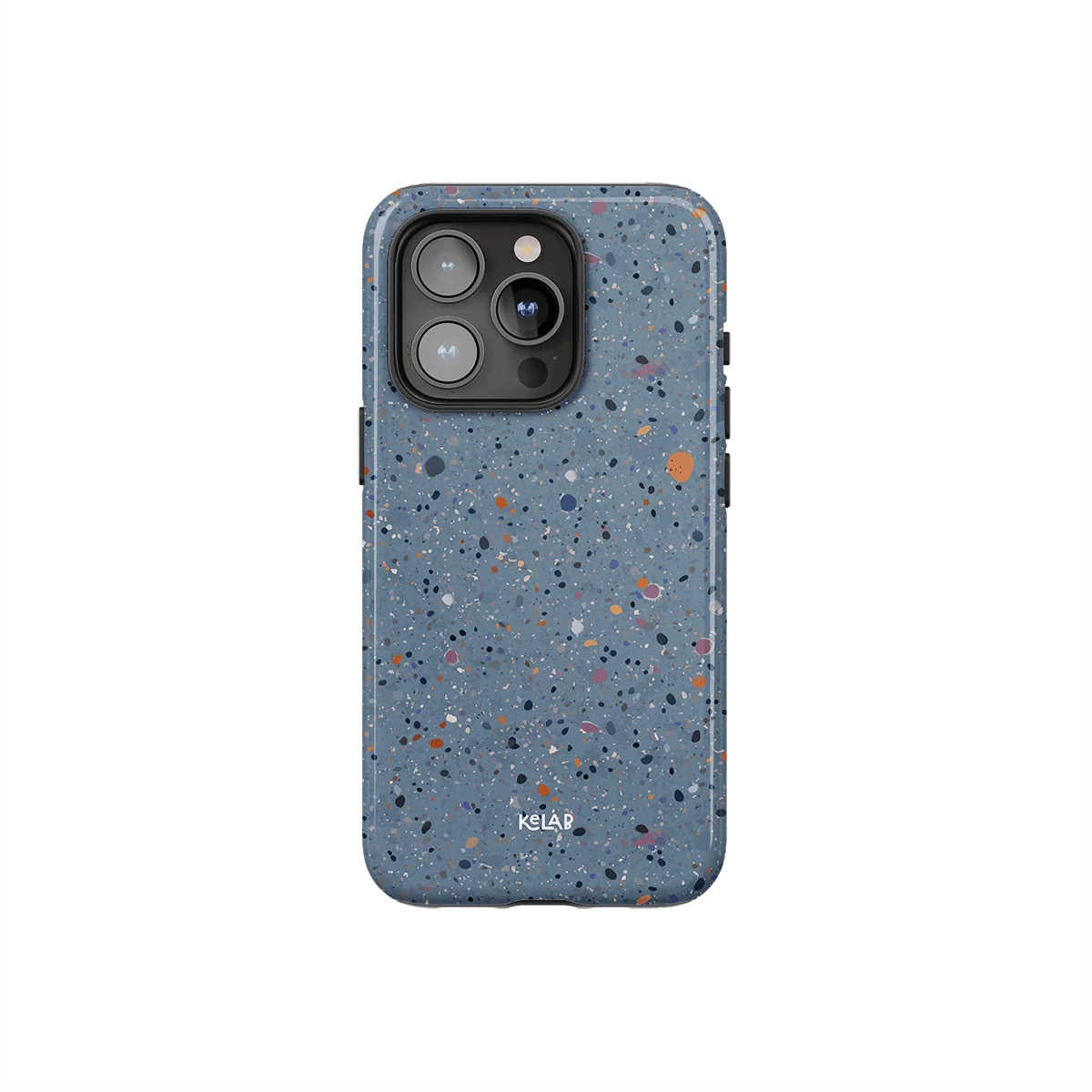 Seaside Drift | Blue Paint Splatter iPhone Case