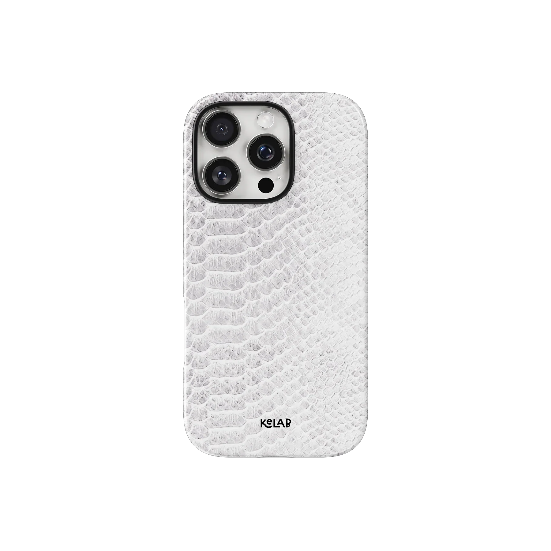 White Venom | Snake Skin Print iPhone Case